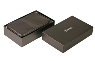 Preview: Zigarrenetui Passatore "5er" Leder schwarz